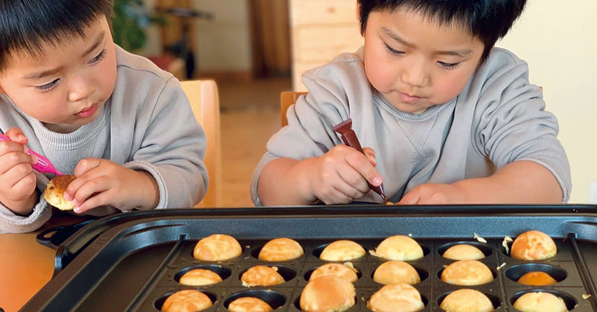 子供でも簡単調理が可能 象印のホットプレートで焼き肉 たこ焼きなどの家族ごはんを楽しもう Fq Japan 男の育児online